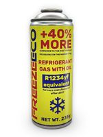 FreezeECO R1234YF Aircon Top Up Refrigerant Gas with Oil (400ml) - AC Refill