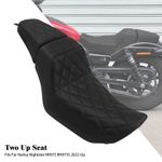 Driver Passenger Seat Black Stitching For Harley Nightster RH975 RH975S 22-2025