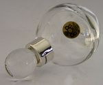 ENGLISH STERLING SILVER CRYSTAL GLASS DESSING TABLE SCENT PERFUME BOTTLE 2005