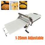 Manual Pastry Dough Sheeter Dough Roller Croissant Dough Press Machine 1-25mm