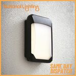 LUCCA Bulkhead Mini LED Wall Light IP65 Wall Mounted Security Light - 240V