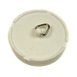 Sink Bath Plug Rubber White 50mm - 2" - 2 Inches Thunderfix Sink Plugs