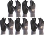 ATG Protective Glove, 5 x Grey/Black, Größe 9 (L), Set of 5 Pieces