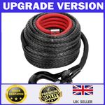 35000lbs Winch Rope 10MM x 30M For Dyneema Hook Synthetic Tow Recovery 4WD KY
