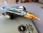 CDC Armour 1:100 McDonnell Douglas F18 Hornet USN "Chippy Ho" Pilot Helmet RARE