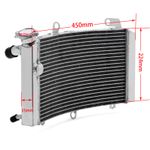 For Suzuki GSXR 600 SRAD 1997-2000 GSXR 750 SRAD 96-99 Aluminium Cooler Radiator
