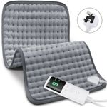 60*30CM Electric Heat Pad Washable Warmer Mat Blanket Shoulder Back Pain Relief