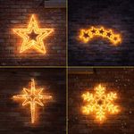 ConnectPro® Christmas Warm White Rope Light Connectable Silhouette Various Shape