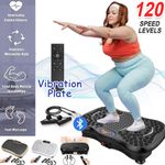 Power Vibration Plate Vibrating Machine Platform Exercise BodyShaker Massager UK