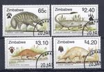 ZIMBABWE, 1998, LESSER KNOWN ANIMALS, SG 960-63, FINE USED SET