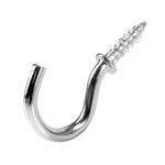 Chrome Cup Hooks Screw-In for Kitchen Storage - Small to Large Sizes UK Stocks