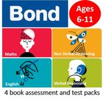 11+ Bond 11 Plus: Assessment and Tests - 4 book packs - ages 6-11