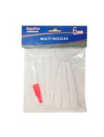 6x SupaDec Standard Sealant Cartridge Gun Spare Nozzles - Fits 290mm & 310mm New