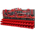 Workshop Wall Shelf 1728 x 780 mm Storage System with Tool Racks and Stackabl