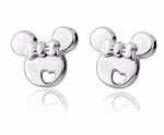 Cute Children's Sterling Silver Minnie Mouse Stud Earrings