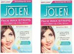 Jolen Face Wax  Strips for Upper Lip Chin & Brows Sensitive Skin