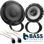 Ford Transit MK7 2006-2014 Kenwood 600 Watts 2 Way Front Door Van Speaker Kit