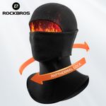 ROCKBROS Cycling Thermal Fleece Face mask Balaclava Headwear Outdoor Comfortable