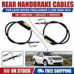 LR007496 2x Rear Handbrake Cables For Land Rover Freelander 2 L359 2006-2014 L+R