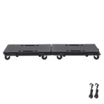 Uimoso 2PCS Platform Dolly with Interlocking Edges 500lbs Load Capacity Per Unit