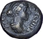 Ancient Roman Coin Faustina II Artemis Ephesia Ancyra Phrygia AE