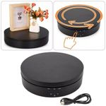 360° Rotating Electric Turntable Display Stand Jewelry Photography Show Holder