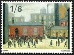 1967 MNH GB Stamp L.S. Lowry Children Coming Out Of School Painting