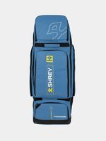 2026 Shrey Legacy Duffle Wheelie 120 Cricket Bag - Blue - Size 99 x 38 x 38cm