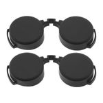 2Pcs 41-42mm Lens End Cap Dust Cover for 8x42 10x42 Binocular Monocular Eyepiece