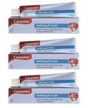 Canesten Anti-Fungal Cream | Relieves Itching, Ring Shaped Rash, Scaling 30g X 3