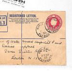GB Cover Devon Plymouth REGISTERED *Burleigh* SCARCE CDS London 1933 V75
