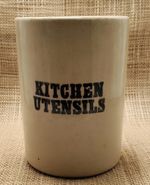 Vintage Stoneware Utensil Holder Pearsons of Chesterfield