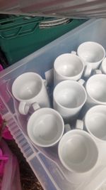 Olympia Athena White Porcelain Stacking Cups 200ml x 80 Hotelware Bulk Joblot