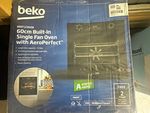 Beko BBIE12300B AeroPerfect Built-In Electric Single Fan Oven 72L A Black
