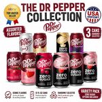 Dr Pepper Soda Bundle 3 Cans Assorted Flavors Variety Pack Zero Sugar USA IMPORT