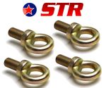 Eyebolt for Racing Harness/Seat Belt Mounting 23mm long Eyelet Rally x4 Pieces 