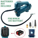 Cordless Electric Air Pump for Bosch 18V Li-ion Battery  Car Tire Inflator Pump