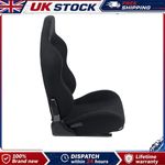 New Reclinable Universal Racing Bucket Seats w/ Dual Slider Adjustable Race UK
