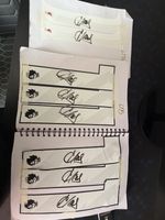 8 Hand Signed Iroala Numbers With Proof