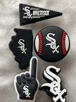 PREMIUM Set Of 5 Chicago White Sox MLB American Baseball Shoe Charms