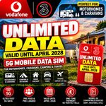 Unlimited 5G Data SIM Motorhome Caravan WiFi - Exp Apr 2028 - Preloaded