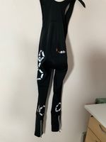 DHB Flashlight Bib Leggings Size 8 Black Womens Cycling Attire Excellent Cond.