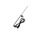 Beetl e Chrome Twin Dual Mount Antenna Aerial Radio Classic Air Cooled Bug