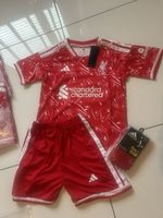 adidas Liverpool FC Kids Home Full Kit Shirt Shorts Socks Red/White age 5-6