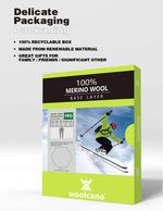 Woolcano Kid's 190g Merino Wool Unisex Base Layer Pants Lightweight Thermal