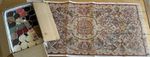 Vintage Rare Readicut Rug Kit Cascais Pure New Wool Floral 30”x 54” 