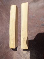 English Boxwood Spindle Pairs-Golden Colour-tool handles for turning/etc.