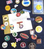 COLLECTION MIXTURE VINTAGE METAL ENAMEL & ACRYLIC PIN BADGES ALL SORTS BARGAIN