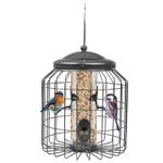 Squirrel Proof Hanging Bird Seed Feeder Heavy Duty Garden Wild Birds
