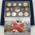 2006 Royal Mint UK Proof Coin Collection Boxed Set Cert QEII 80th Birthday